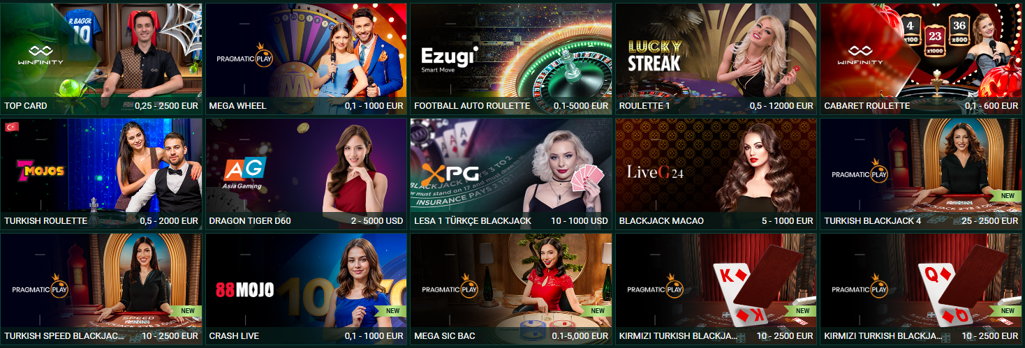 Επαγγελματίες κρουπιέρηδες στο Live Casino Spin-Better